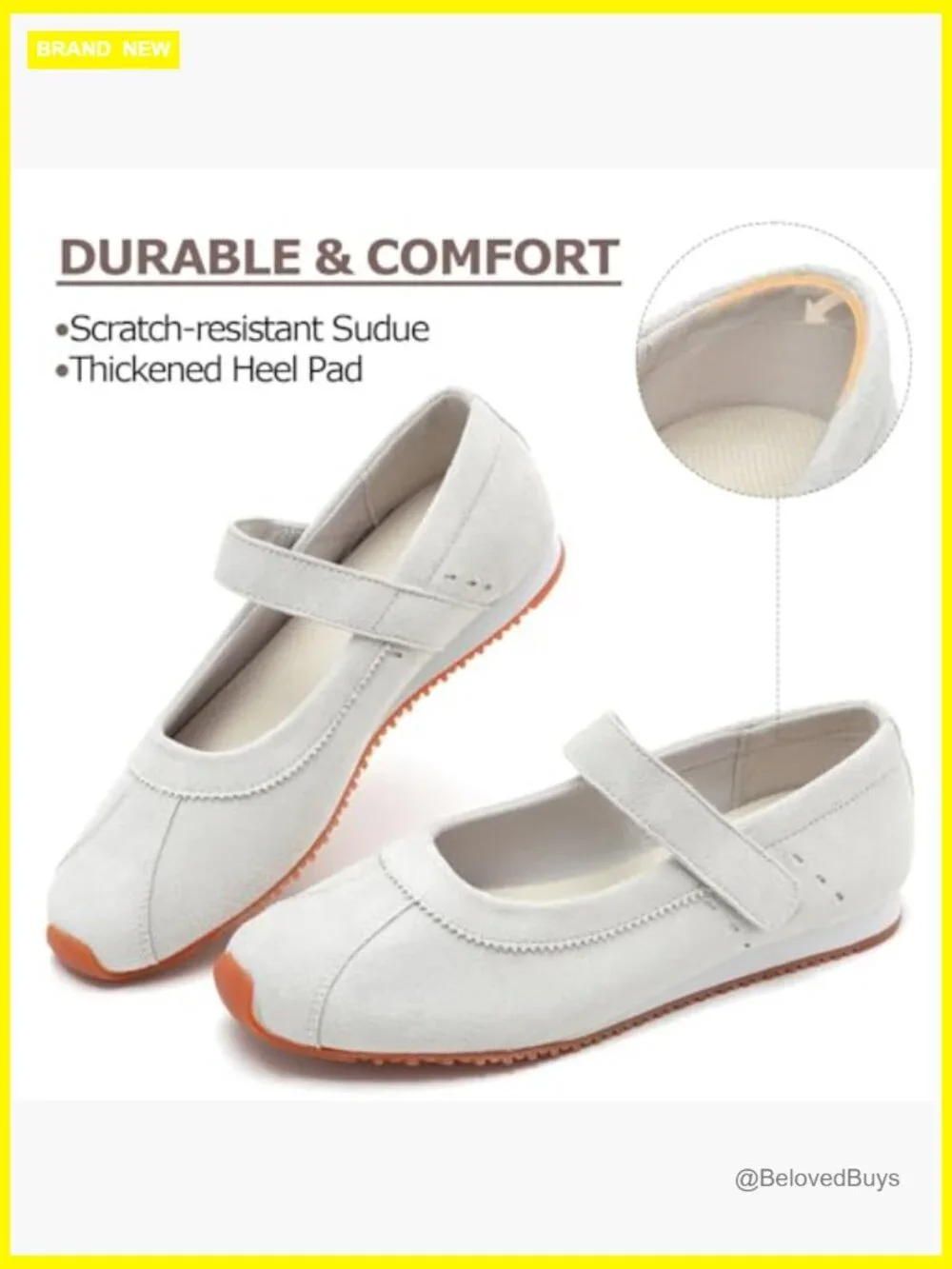 Mary Jane Flats Slip On Sneakers Comfortable Walking Shoes Work Retro